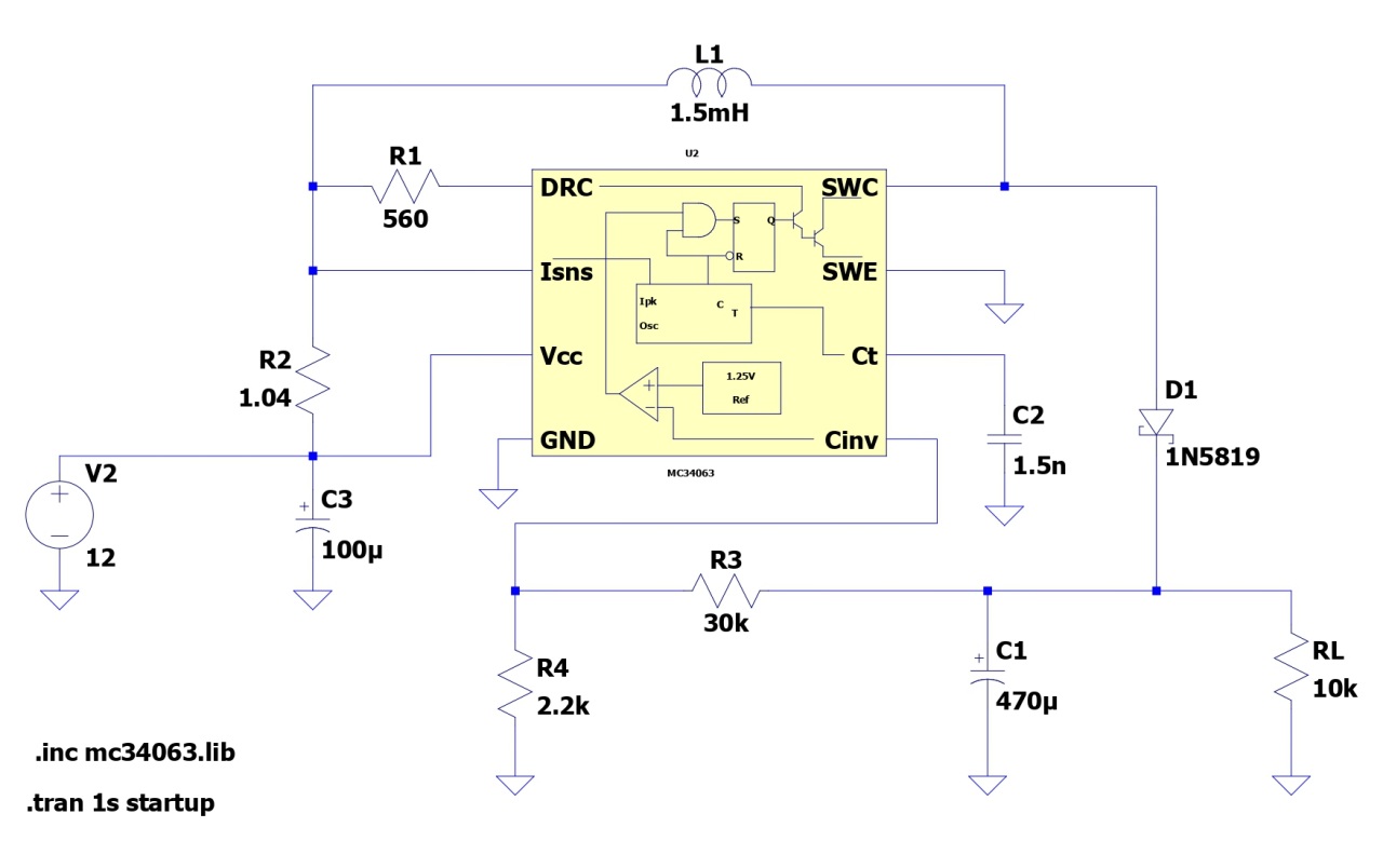 DC-DC Boost Converter Circuit