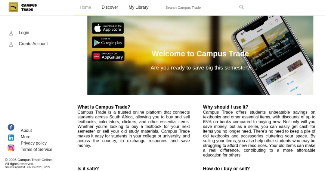 Campus Trade screenshot